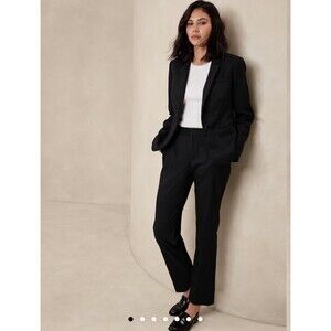 Banana Republic Size 20 Pants Black Avery Curvy Dress Pants Washable Office Work